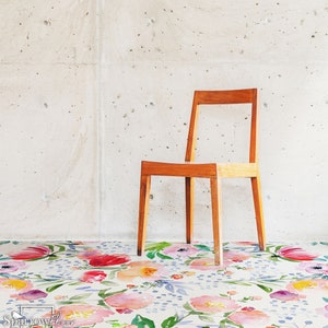 Pavimenti in vinile PVC Waterflower, decorazioni per pavimenti, pavimenti botanici, decorazioni per pavimenti #7N