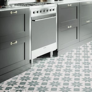 Brittany Vinyl PVC Flooring, Nursery Floor Covering, Azulejos Floor Decor, Floor Covering #34TL