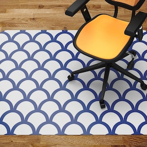 Chair Mat Simple Pattern Of Scales Chair Mat, Office Chair Mat, Chair Floor Protect, Kids Play Mat, Area Floor Mat, Waterproof Carpet