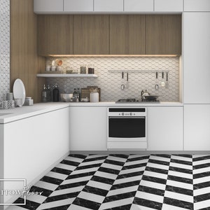 Savoy Vinyl PVC Flooring, Modern Nursery, Stone Pattern, Floor Decoration #12M