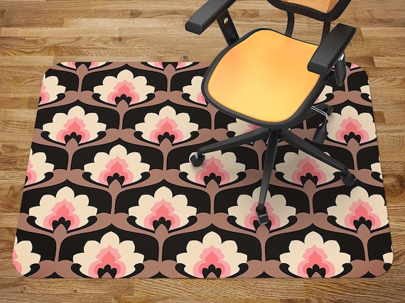 Patterned chair mat sale