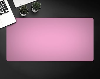 Light Pink Desk Mat, Table Protection,  Trendy Workspace, Keyboard Pad, Custom Desk Mat,  Home Office Decor Mat For Laptop