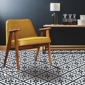 Bond Vinyl PVC Flooring, Tiles Pattern Flooring, Azulejos Floor Decor, DIY Flooring #14TL