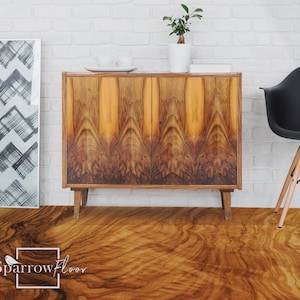 Firewood Vinyl PVC Boden, Bodendekoration in Holzoptik, Dekoration #9W