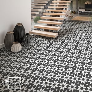 Lotus Vinyl PVC Flooring, Linoleum Flooring, Tile Vinyl Floors, Floor Covering #25TL