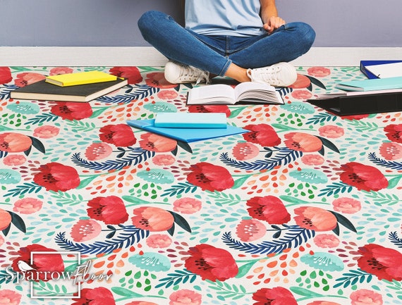 Floral Pattern Vinyl Flooring – Flooring Ideas