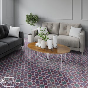 Stern Vinyl PVC Boden, Moderne Vinylboden, gestrichene Böden, Bodendekoration #1PP