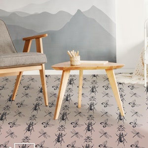 Fabre Vinyl PVC Flooring, Scandinavian Vinyl Flooring, Designer Floor, DIY Flooring #14MF