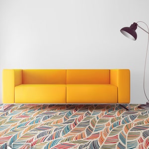Vinti Vinyl PVC Flooring, Boho Vinyl Flooring, Scandinavian Pattern, DIY Flooring #7V