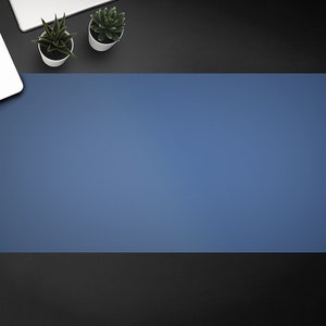 Dark Blue Desk Mat, Desk Protective Mat, Office Ornament, Table Protector Accessories, Custom Desk Mat,  Home Office Decor Mat For Laptop
