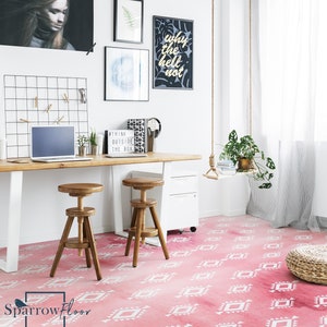 Zolin Vinyl PVC Flooring, Linoleum, Geometric Floors, DIY Flooring #12PP