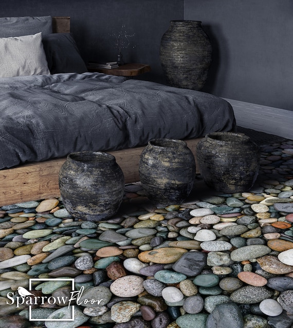 Pebble Vinyl Flooring Bathroom Flooring Ideas