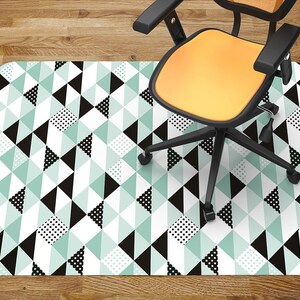 Chair Mat Modern Minimal Style Chair Pad, Splash Mat, Office Office Chair Mat, Chair Floor Protect, Area Floor Mat, Waterproof Carpet