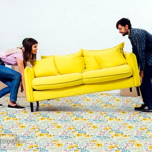 Springer Vinyl PVC Flooring, Retro Vinyl Flooring, Flowers Floors, Floor Decoration #4N