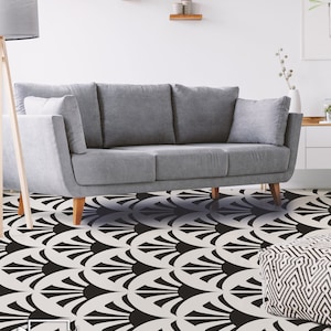 Parade Vinyl PVC Flooring, Retro PVC Vinyl, Oldschool Floors, Floor Covering #26R