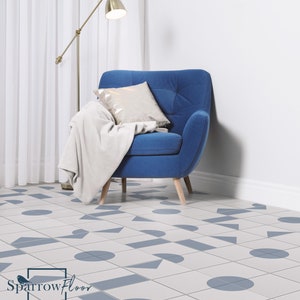 Maddox Vinyl PVC Flooring, Modern Vinyl Flooring, Talavera Decor, Floor Decoration #30TL