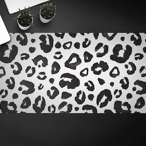 Animal Print  Computer Desk Pad, Table Protection,  Trendy Workspace, Keyboard Pad, Custom Desk Mat,  Home Office Decor Mat For Laptop