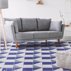 Zuri Vinyl PVC Flooring, Retro Vinyl Flooring, Tile PVC Floor, Floor Decoration #33TL