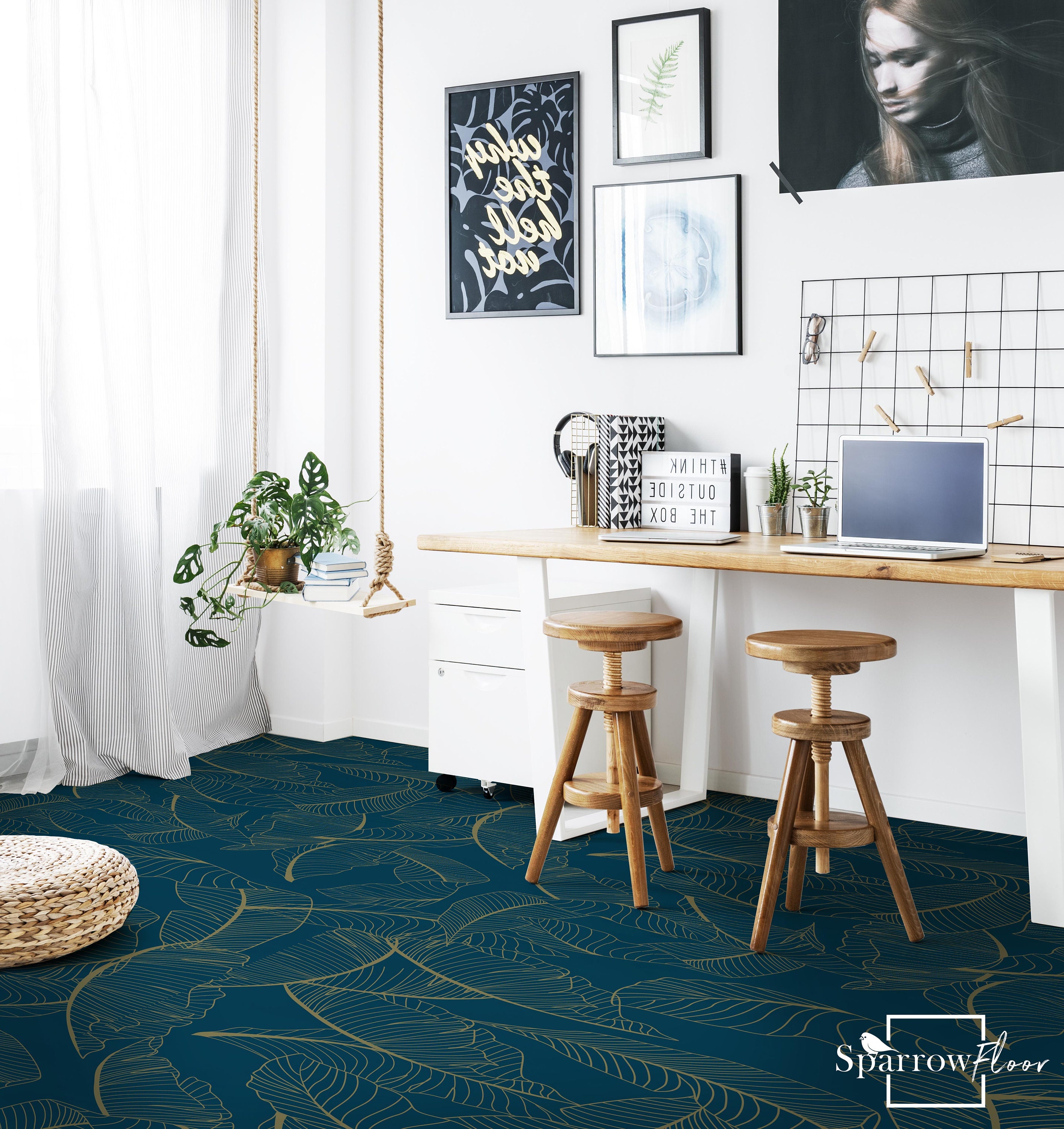 Bosque Vinyl PVC Flooring, Modern Vinyl Flooring, Designer Flooring, Floor Covering #13MF