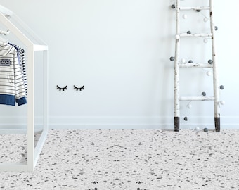 Trento Vinyl PVC Flooring, Retro Vinyl Flooring, Terazzo Floor Covering, Floor Decoration #21ST