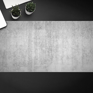 Gray Concrete Structure  Computer Desk Pad, Keyboard Pad, Desktop Blotter, Furniture Protection, Custom Desk Mat,  Home Office Decor