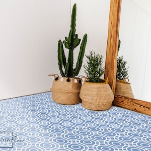 Biba Vinyl PVC Bodenbelag, Linoleumboden, Bodenbelag im alten Stil #8R