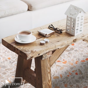 Flick Vinyl PVC Flooring, Retro Floor Decoration, Stone Pattern, DIY Flooring #8ST