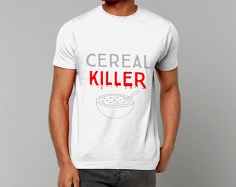Unisex Cereal Killer T-shirt Made to Order