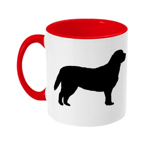 Labrador Silhouette Two Toned 11oz Mug Made to Order
