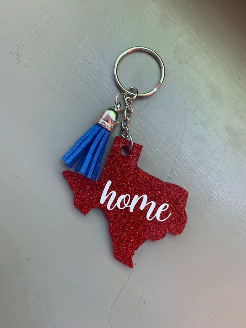 Texas Keychain | Etsy