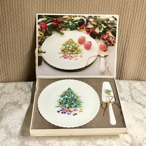 Mikasa Weihnachtsbaum Plätzchen/Kuchen/Bonbon Teller