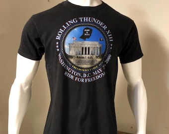 Vintage Rolling Thunder Tee From the 70's. Super Rare! - Etsy