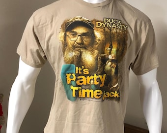 Camiseta bege "It's Party Time Jack" da Duck Dynasty