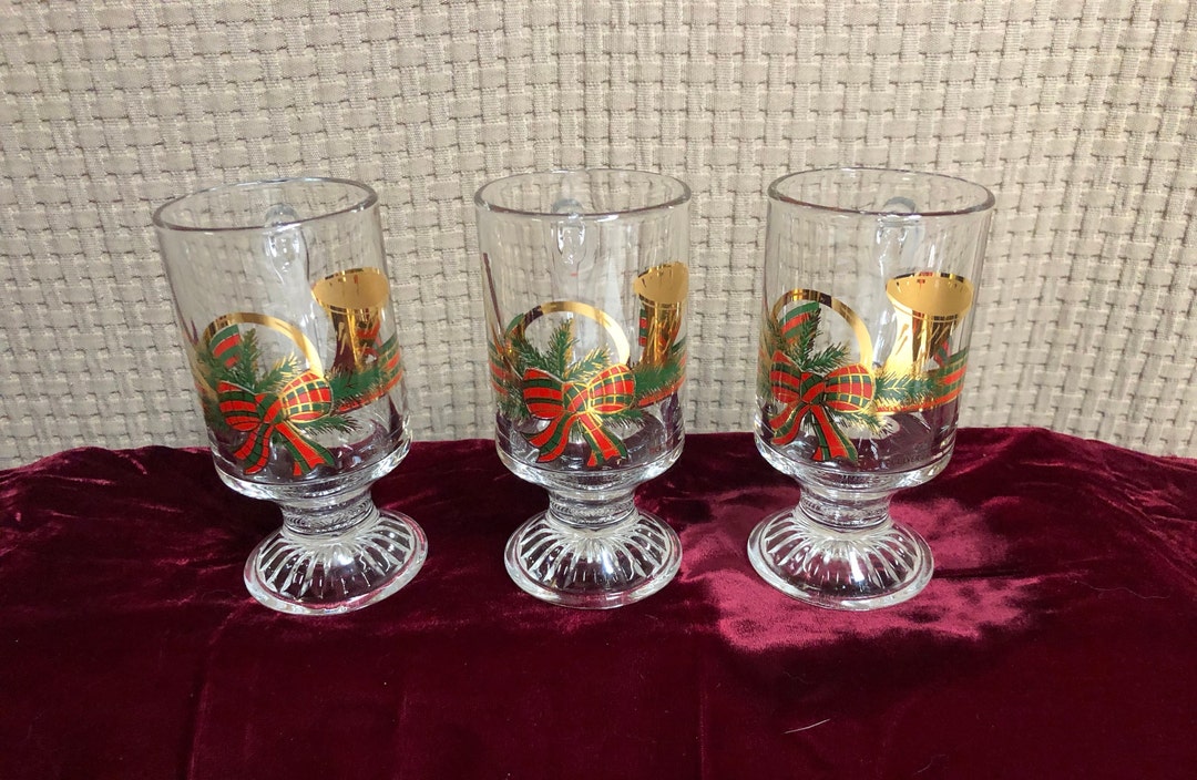Culver Holiday Irish Coffee Cups Mugs Etsy