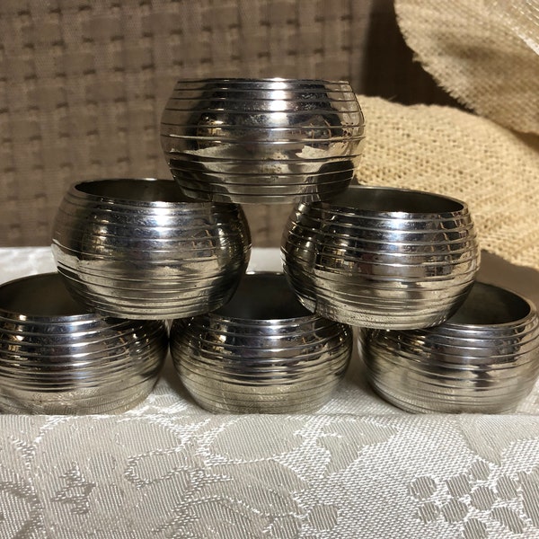 Indian Silver Napkin Rings