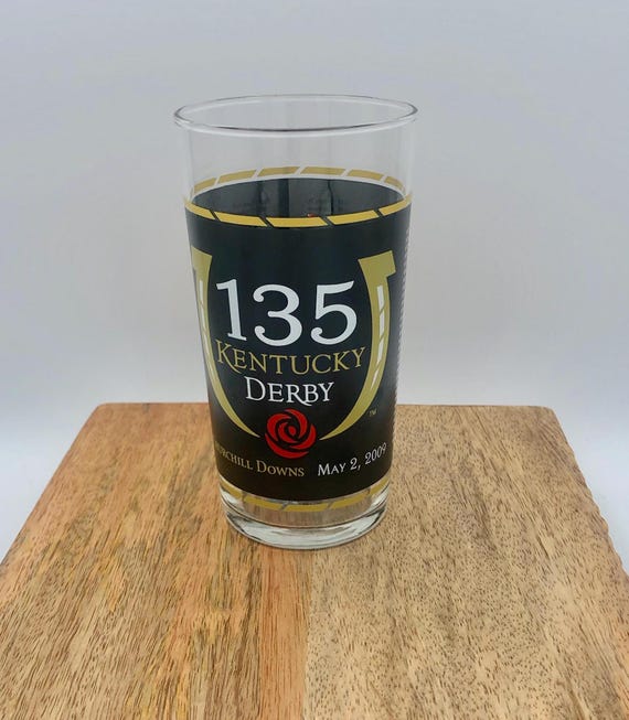 2005 Official Kentucky Derby Mint Julep Glass – Churchill Downs Horse Racing – 12 Oz (New Old Stock)
