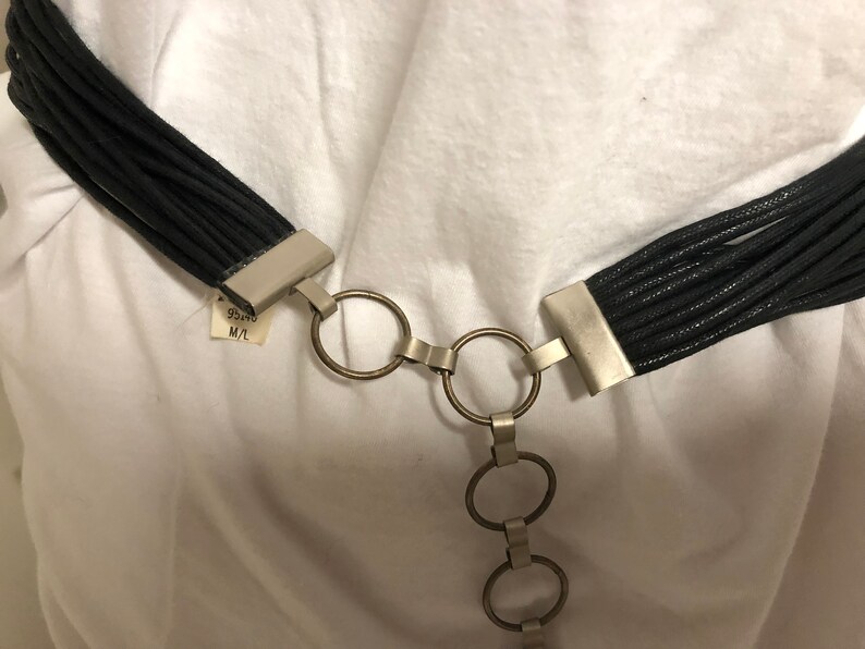 Classic Black Waxed Cotton Belt