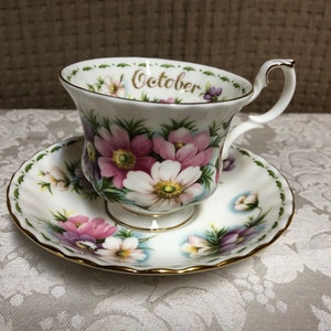 Royal Albert Of England Fine Bone China Teacup & Saucer 1970
