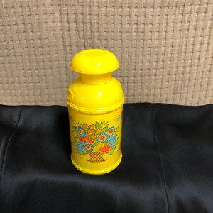 Avon Yellow Milk Can Bottle