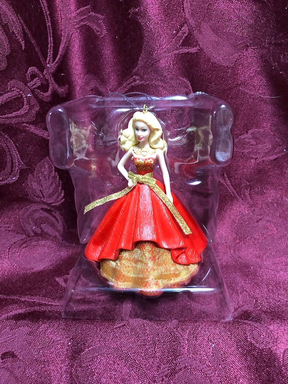 Original Holiday Barbie Ornament Etsy