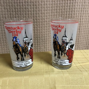 Kentucky Derby Churchill Downs Mint Julep Glass 1988