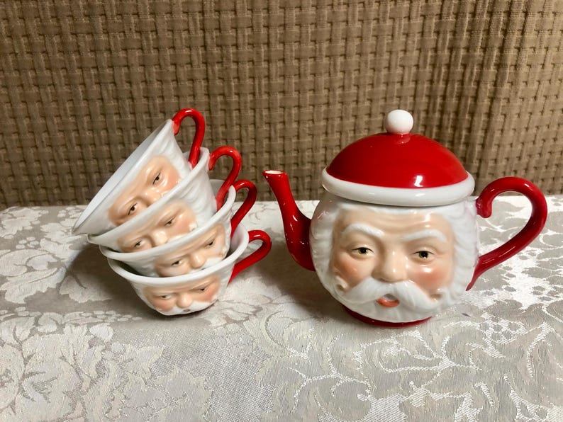 VTG Department 56 Mini zestaw do herbaty Mikołaja zdjęcie 2