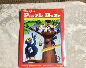 Four Highlights Puzzle Buzz Activity Books For Kids