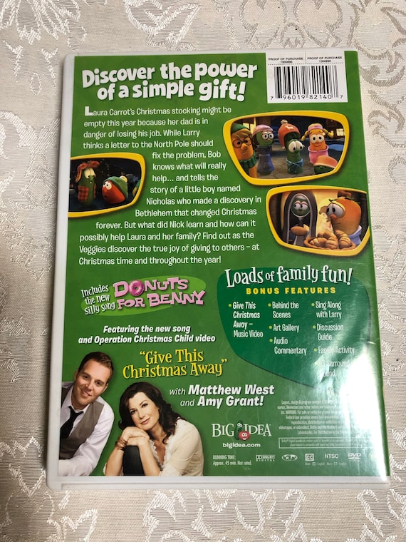 Veggietales Presents Saint Nicholas A Story of Joyful Giving DVD
