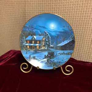 Decor Art Plate By The Bradford Exchange 1993 &quot;Grandpa&#39;s Farm&quot;