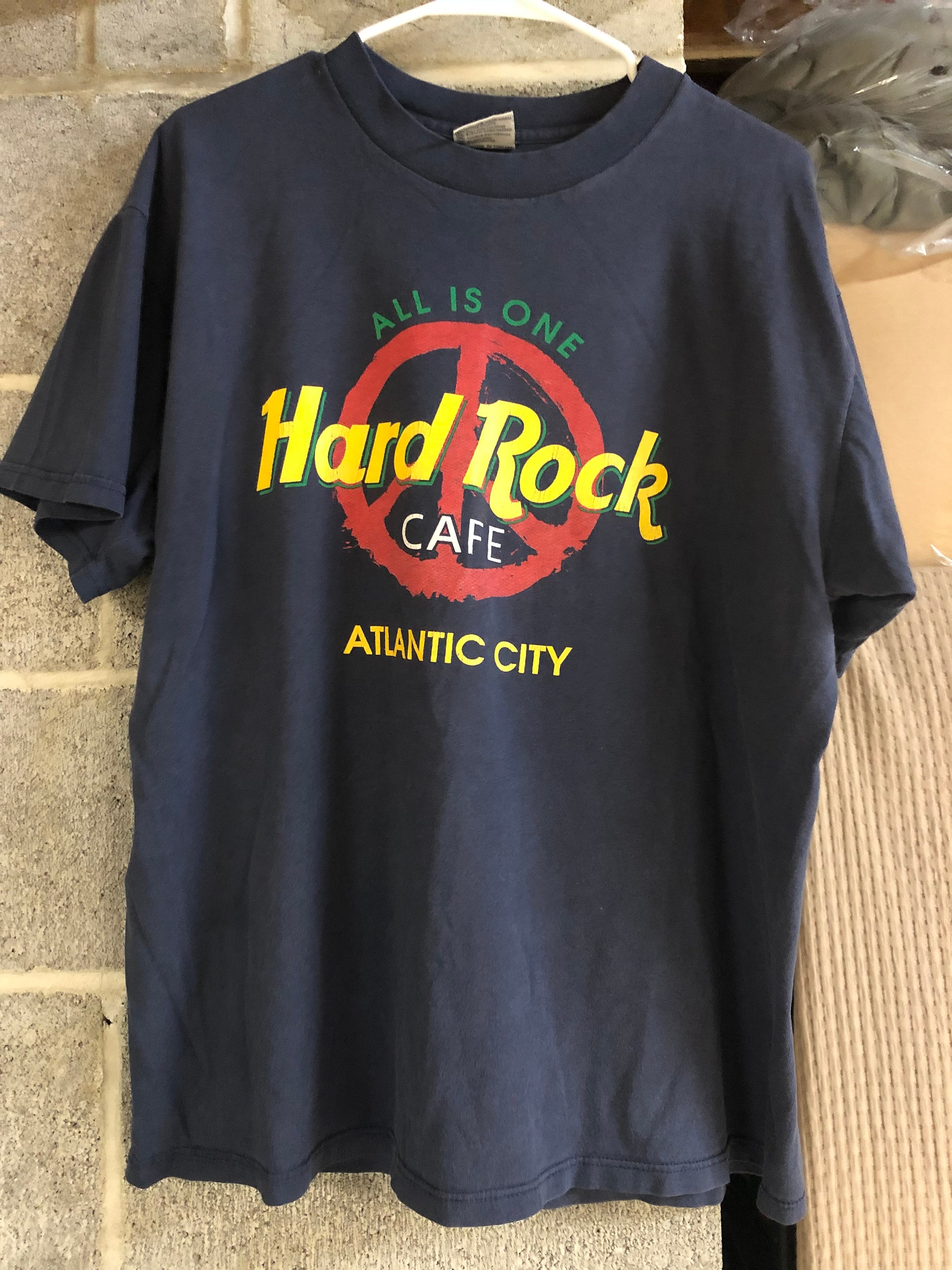 Hard Rock Cafe Atlantic City T-shirt - Etsy