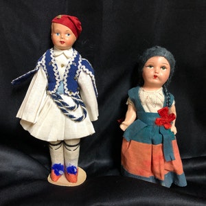 Antique Boy & Girl Dolls