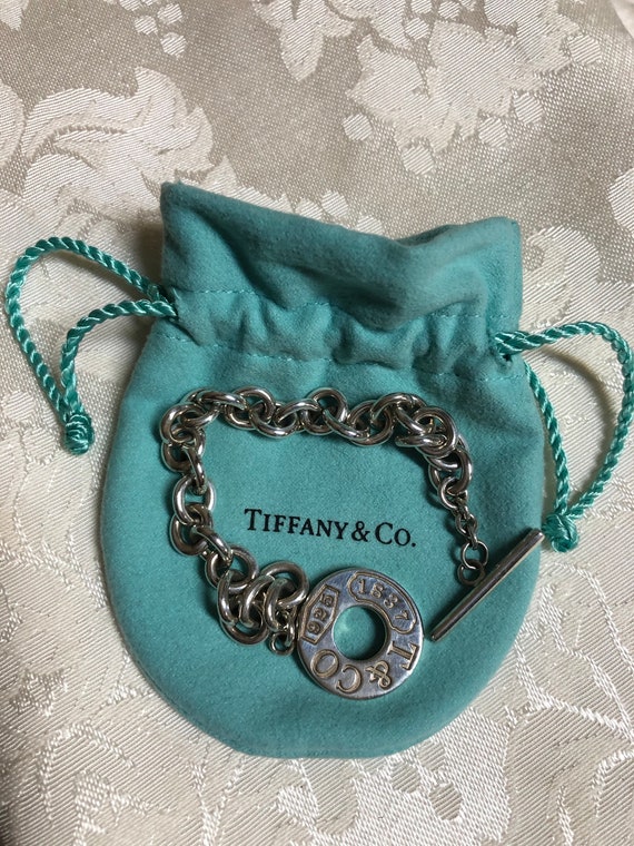 Tiffany Co. 925 Solid Silver Disc Link Bracelet Etsy UK