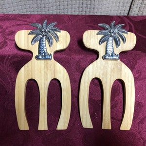 Wooden Salad Server Set.