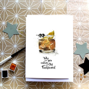 Biglietto d'auguri per whisky, biglietto d'auguri per whisky, chi stai chiamando biglietto vecchio stile, biglietto d'auguri personalizzato per whisky